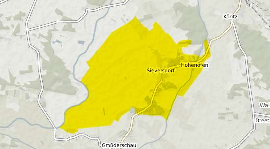 Immobilienpreisekarte Sieversdorf Hohenofen